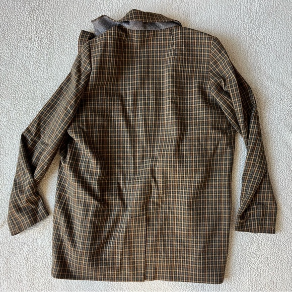 MADEWELL CALDWELL DOUBLE BREASTED BROWN BLAZER JACKET XS WOMENS - Picture 2 of 6